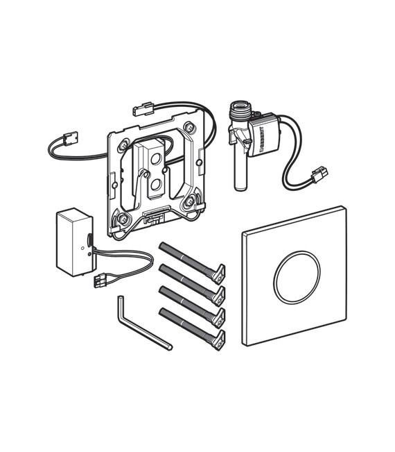 GEBERIT 116.025.KK.1 Sistema Descarga Electrónico Urinario
