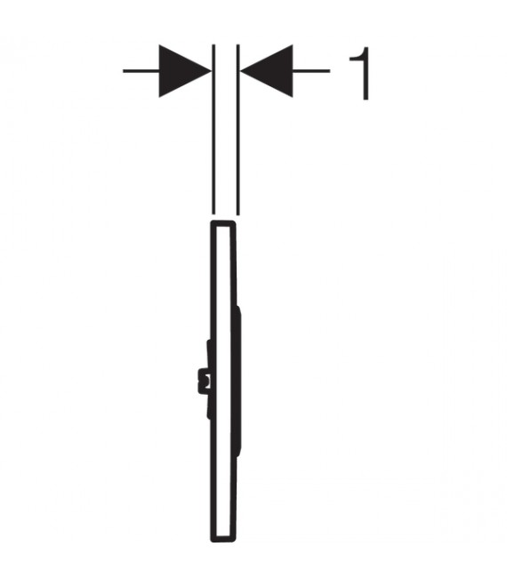 GEBERIT 116.025.KK.1 Sistema Descarga Electrónico Urinario