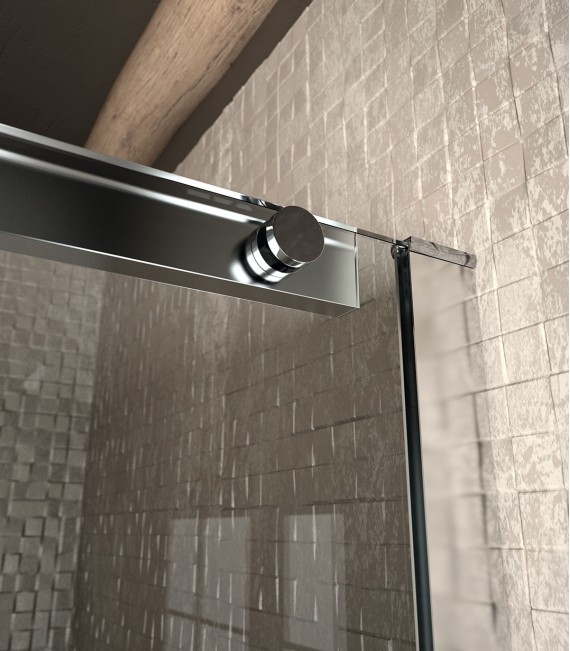 KASSANDRA LUNA Mampara Ducha Corredera Transparente