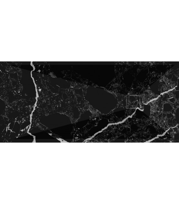 BATHME NATURE Plato De Ducha Marmol Negro Mate