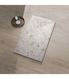 BATHME NATURE Plato De Ducha Terrazzo Neutro Mate