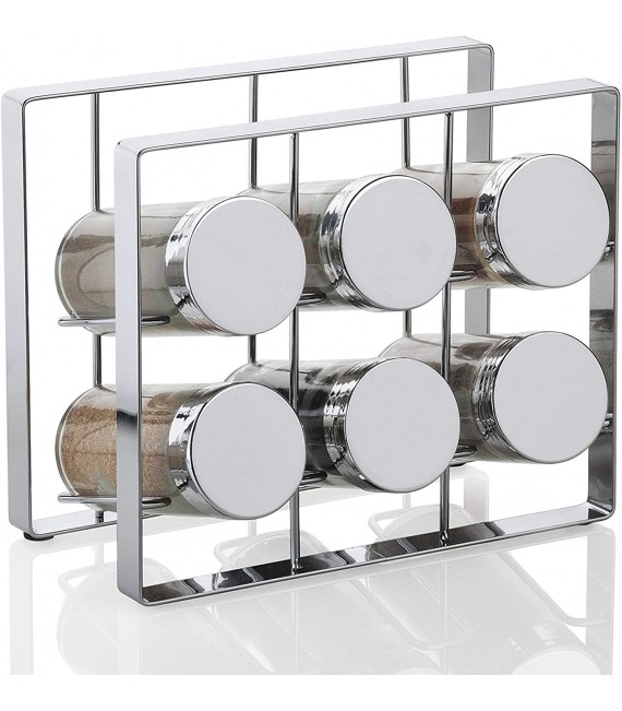 ANDREA HOUSE CC63071 Especiero Cromado 6 Botes