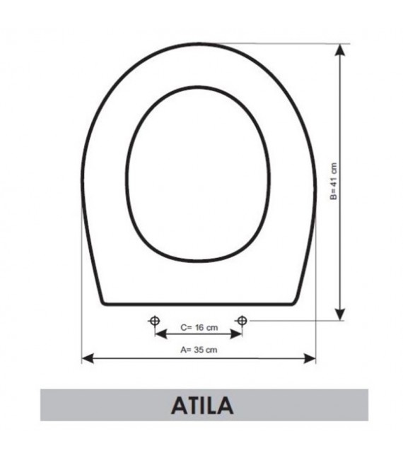EIZAGUIRRE 02063108 ATILA Tapa Asiento Blanco