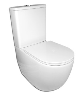 BATHME B00334 NOVA Inodoro Rimless Completo Blanco