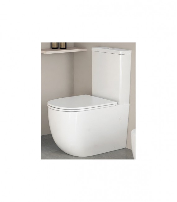 BATHME B00334 NOVA Inodoro Rimless Completo Blanco