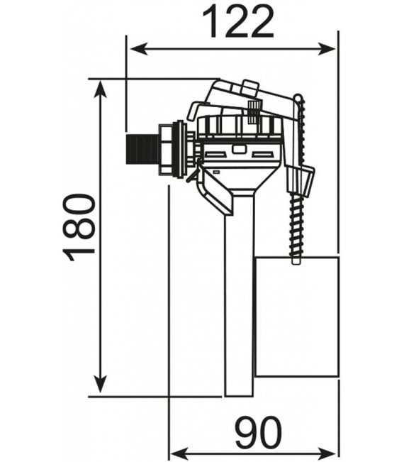 WIRQUIN FL130L3 Flotador Lateral Topy