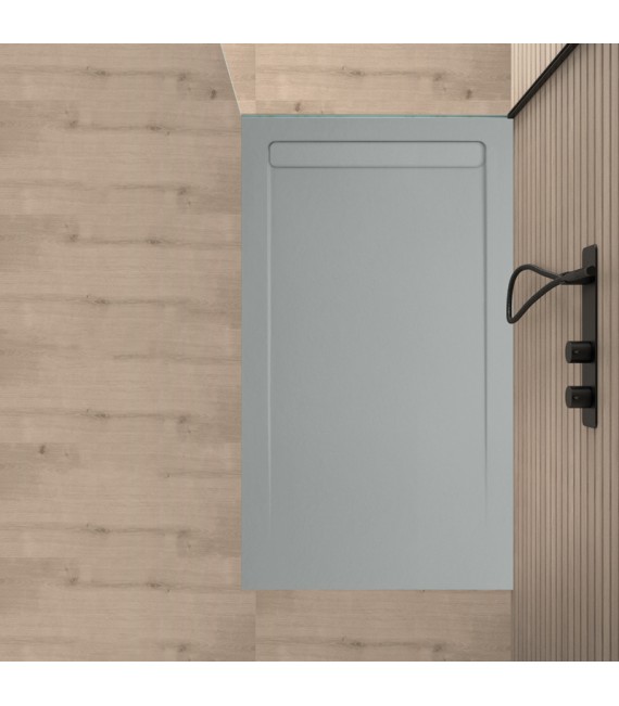 BATHME LISA Plato De Ducha Gris Azulado Mate