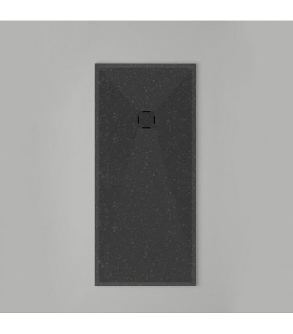 BATHME NATURE Plato De Ducha Terrazzo Dark Mate