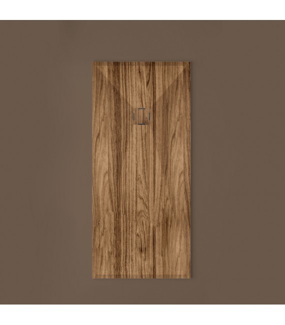 BATHME NATURE Plato De Ducha Nogal Oscuro Mate