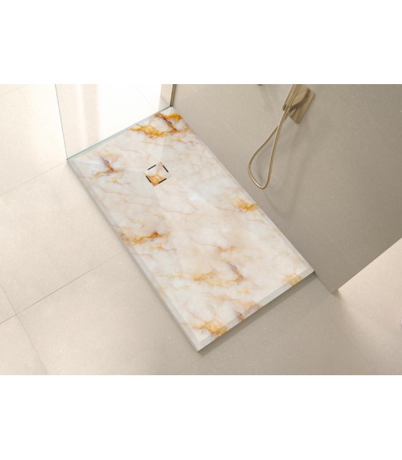 BATHME NATURE Plato De Ducha Marmol Neutro Mate