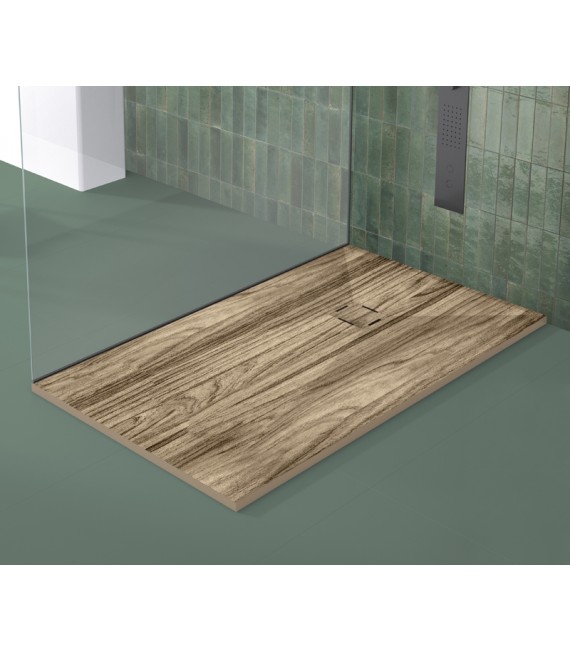 BATHME NATURE Plato De Ducha Fresno Mate