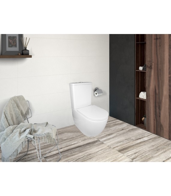 BATHME B00334 NOVA Inodoro Rimless Completo Blanco