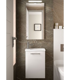 SALGAR 25352 MICRO Conjunto Mueble Blanco Brillo