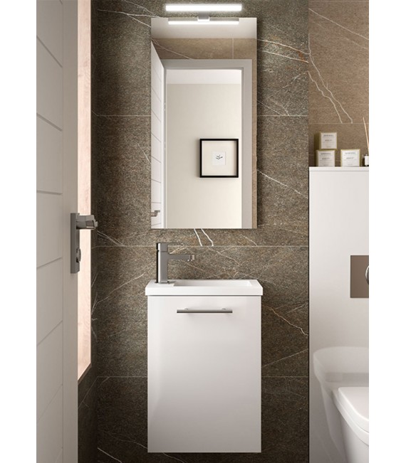 SALGAR 25352 MICRO Conjunto Mueble Blanco Brillo