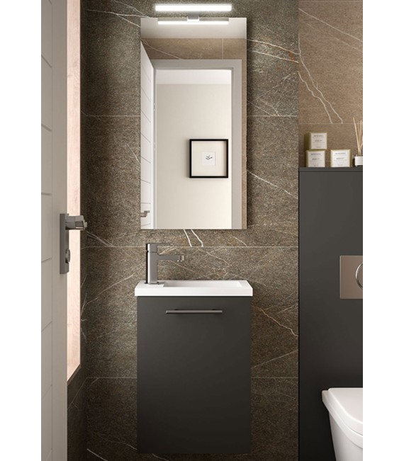 SALGAR 85158 MICRO Conjunto Mueble Gris Mate