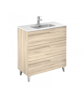ROYO VITALE Mueble+Lavabo 3 Cajones F-39 cms Beige Nature