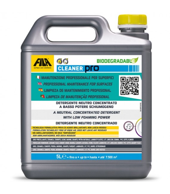 FILA 60500005 CLEANER Detergente Neutro 5 litros