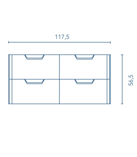 ROYO LIFE 120 Conjunto Mueble Antracita