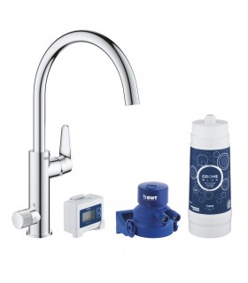 GROHE 30 385 000 BLUE PURE BAUCURVE Starter Kit Monomando Fregadero Filtro