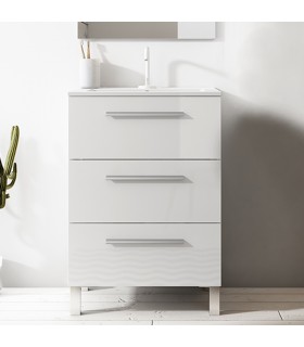 VISOBATH 5038 NOA 80 Mueble+Lavabo 3C Blanco Brillo