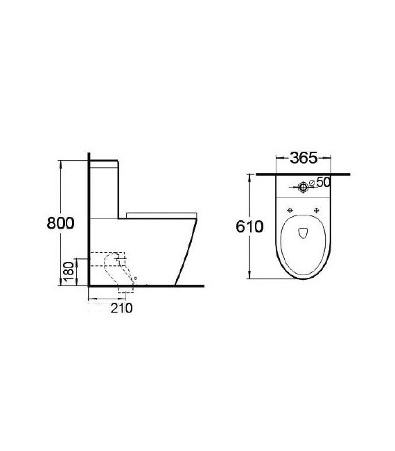 VENECIA Inodoro Completo