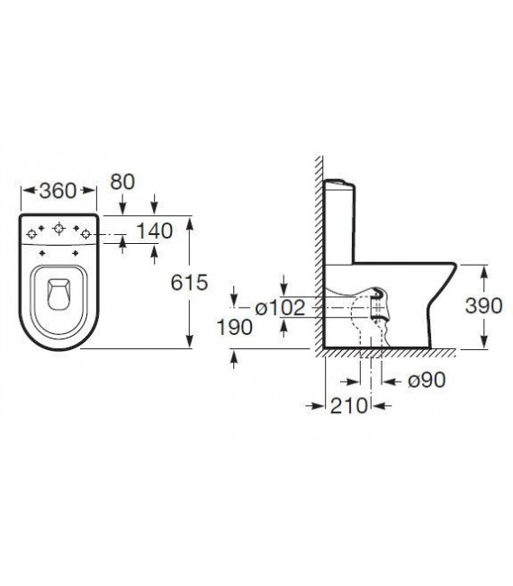 NEXO COMPACTO Inodoro