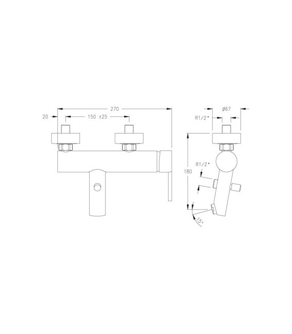 DRAKO Monomando Bañera