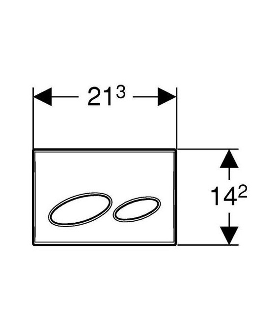 KAPPA 20 Pulsador Geberit