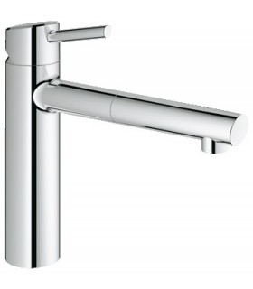 CONCETTO Monomando Fregadero Extraible Recto