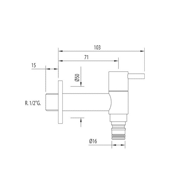 GRIFO Jardín Manguera