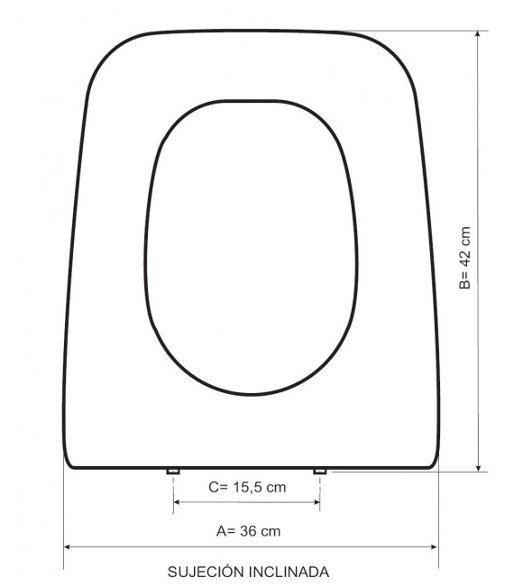 DUNA Tapa Asiento WC