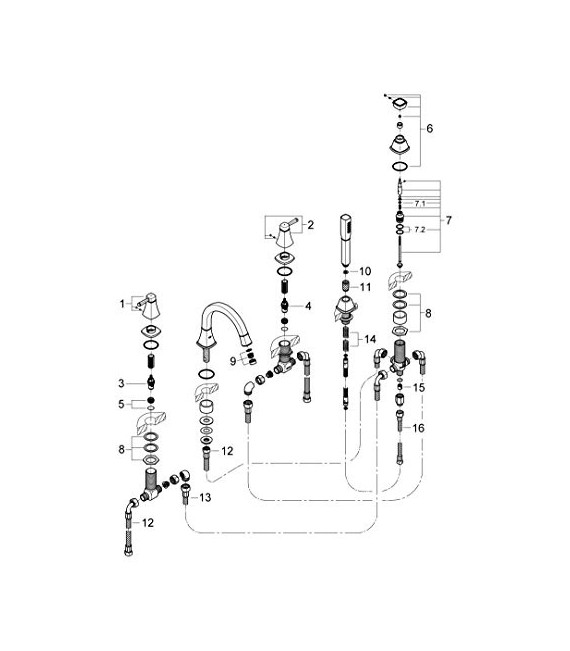 GROHE 19 919 000 Grandera Combinación Bañera Cromo