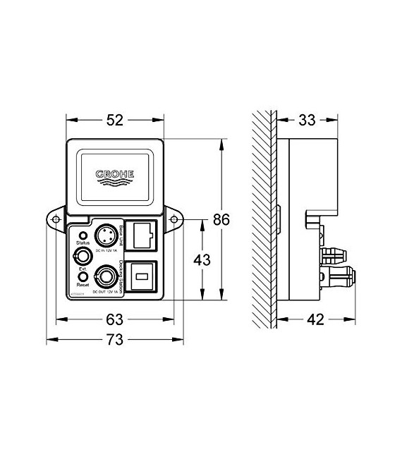 GROHE 36 371 000 F-Digital Deluxe Blue Tooth Unit