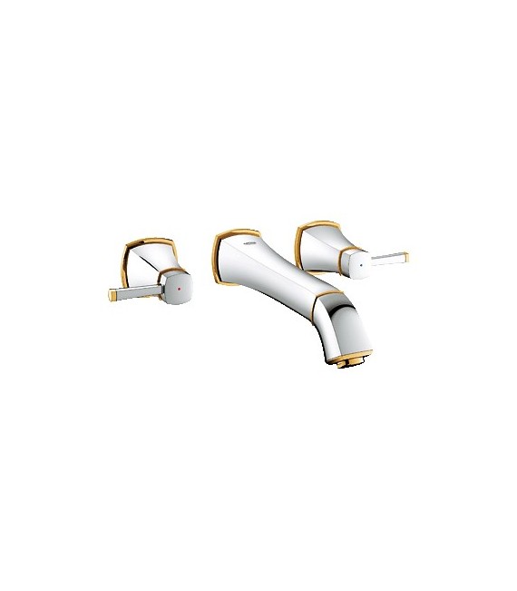 GROHE 20 415 Ig0 Grandera Batería Lavabo Mural 234 Mm Cromo/Oro