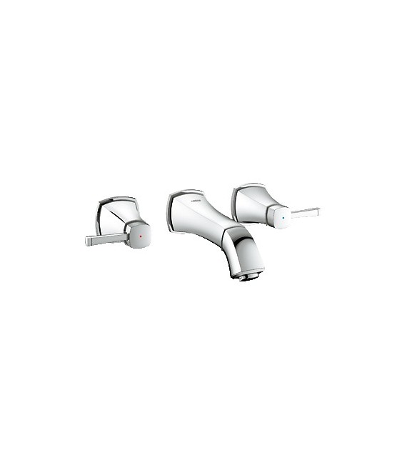 GROHE 20 414 000 Grandera Batería Lavabo Mural 177 Mm Cromo