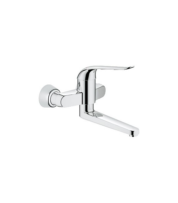 GROHE 32 773 000 Euroeco Special Monomando Lavabo Mural 257 Mm