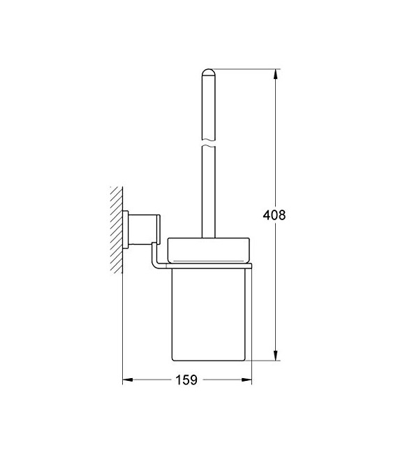 GROHE 40 340 000 Allure Escobillero De Pared