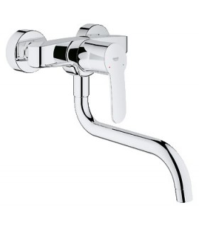 GROHE 33 982 002 Eurostyle Cosmo Grifo Fregadero Caño Bajo