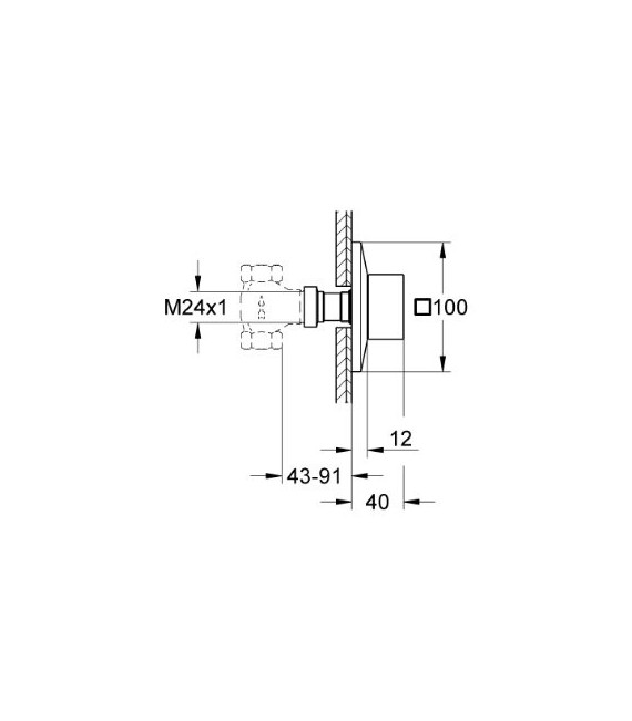 GROHE 19 796 000 Allure Brilliant Llave De Paso