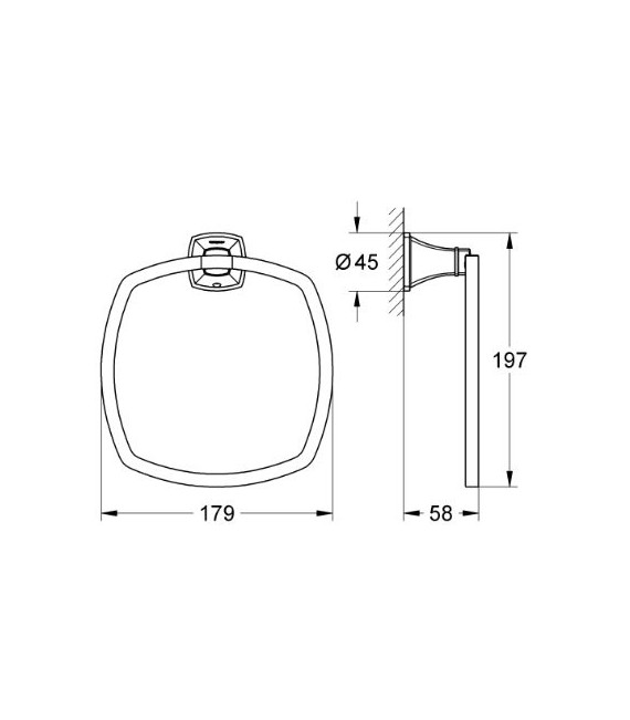 GROHE 40 630 000 Grandera Argolla Cromo