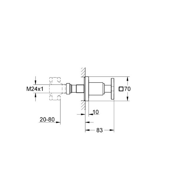 GROHE 19 334 000 Allure Llave De Paso