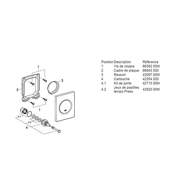 GROHE 38 804 000 Nova Cosmopolitan Fluxor
