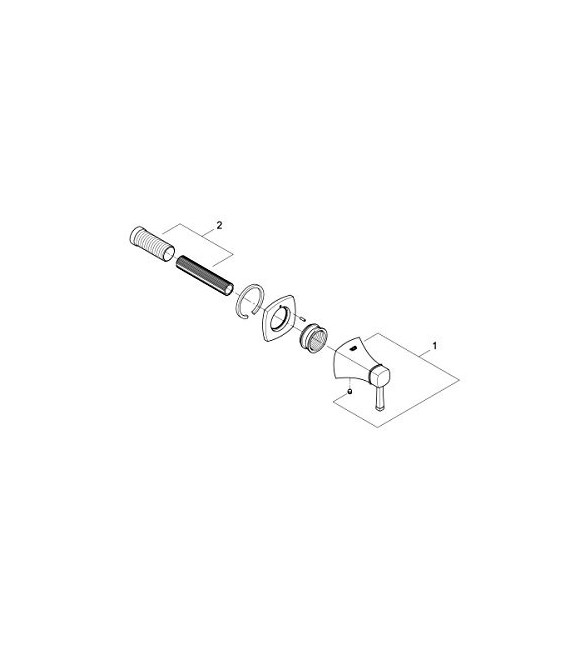 GROHE 19 944 000 Grandera Llave De Paso Cromo