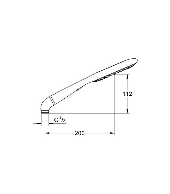 GROHE 27 637 000 RSH Icon 150 teleducha Pizarra 2j