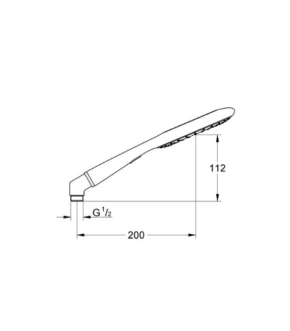 GROHE 27 443 000 RSH Icon 150 teleducha Rojo 2j