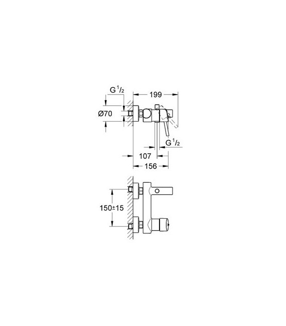 CONCETTO NEW Monomando Bañera