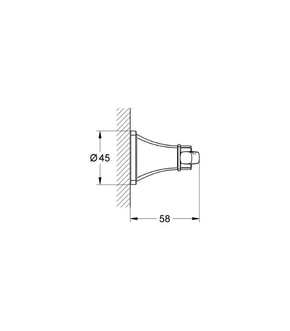 GROHE 40 631 000 Grandera Colgador Cromo