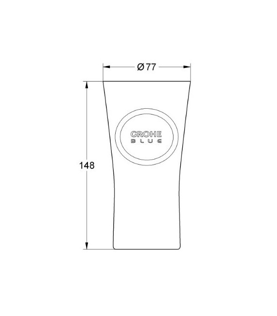 GROHE 40 437 000 Vasos Blue 6 Udes