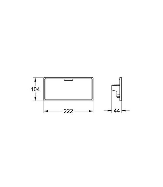 GROHE 18 700 000 Grohtherm Cube EasyTray