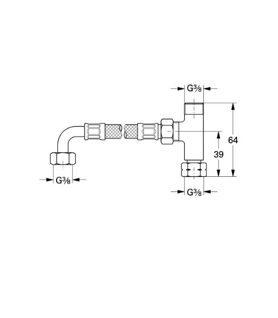 GROHE 47 533 000 Conjunto De Conexión
